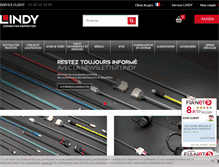 Tablet Screenshot of lindy.fr