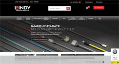 Desktop Screenshot of lindy.de